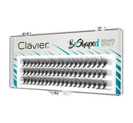 Sztuczne rzęsy i akcesoria - Clavier Clavier - BeShaped - Sztuczne rzęsy w kępkach typu B - MIX - 8/10/12 - miniaturka - grafika 1