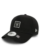Czapki męskie - New Era Czapka z daszkiem Las Vegas Raiders Metallic Patch 9FORTY E-Frame 60580709 Czarny - miniaturka - grafika 1