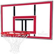 Koszykówka - Spalding Zestaw tablica do koszykówki Tarcza Obręcz Siatka NBA COMBO - miniaturka - grafika 1