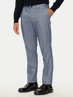 Liu Jo Spodnie materiałowe QF4232 T2642 Niebieski Slim Fit - Spodnie męskie - miniaturka - grafika 1