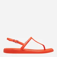 Klapki i japonki damskie - Sandały damskie japonki Crocs Maimi Thong Flip 209793-84J 36-37 (M4/W6) 22 cm Czerwone. Sandały codzienne i sportowe damskie - miniaturka - grafika 1