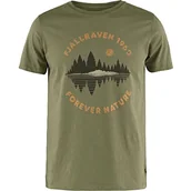 Koszulki męskie - FJÄLLRÄVEN Fjällräven Męski T-shirt Forest Mirror M zielony M 87045 - miniaturka - grafika 1