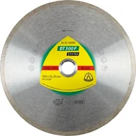 Tarcze do pił - Klingspor Tarcza diamentowa pełna do ceramiki DT300F, 200x1,6x30/25,4 mm - miniaturka - grafika 1