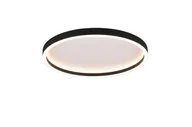 Lampy sufitowe - Trio Leuchten Designerska lampa sufitowa czarna z diodami LED - Daniela - miniaturka - grafika 1