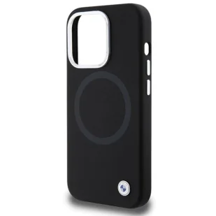 Etui BMW Signature Liquid Silicone MagSafe na iPhone 15 Pro - czarne - Etui i futerały do telefonów - miniaturka - grafika 6