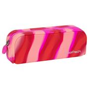 Piórniki - Piórnik Szkolny Silikonowy Coolpack Zebra Silicone Pink Z11771 - miniaturka - grafika 1