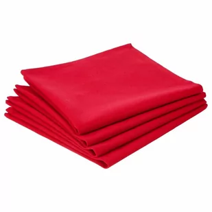 Atmosphera Zestaw 4 bawełnianych serwetek w kolorze czerwonym B0159ITXYG - Ręczniki - miniaturka - grafika 1