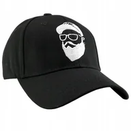 Czapki i chusty sportowe męskie - Czapka z Daszkiem Męska Bejsbolówka Uniwersalna Regulowana Czarny - miniaturka - grafika 1