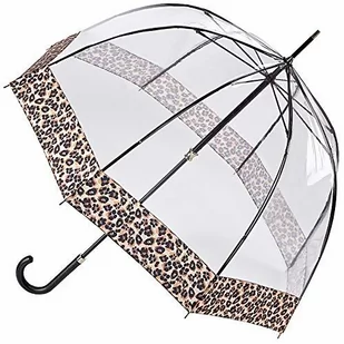 Fulton Fulton Klatka dla ptaków 2 luksusowy naturalny parasol z nadrukiem panterka L866 - Parasole - miniaturka - grafika 1