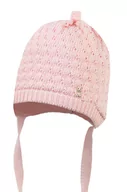 Czapki dla dzieci - Jamiks czapka bawełniana niemowlęca HADLEY kolor różowy bawełniana - miniaturka - grafika 1