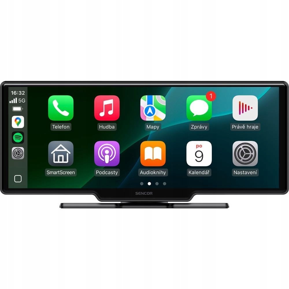 Wideorejestrator Sencor Kamera cofania CarPlay i Android Auto SCT M1060BWT