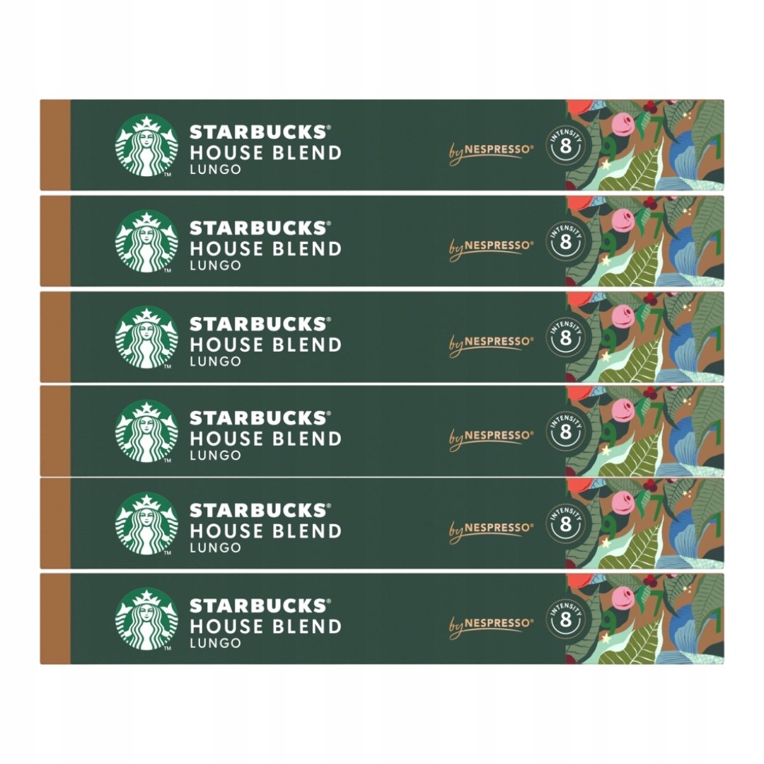 Starbucks Nespresso House Blend kapsułki 6x 10 szt