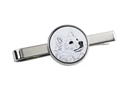 Spinki do mankietów i krawatów - American Eskimo Dog, American Spitz - spinka do krawata z psem, personalizo - miniaturka - grafika 1