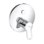 Baterie wannowe i prysznicowe - Kludi Pure&Easy bateria wannowo-prysznicowa podtynkowa chrom 376590565 - miniaturka - grafika 1