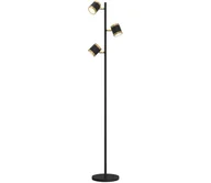Lampy stojące - Wofi 3003-304S - LED Lampa podłogowa ściemnialna TOULOUSE LED/21W/230V czarna/złota - miniaturka - grafika 1