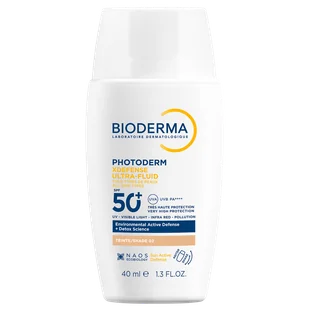 Bioderma Photoderm XDefense, ultralekki fluid o działaniu detoksykującym, kolor 02, SPF 50+, 40 ml - Balsamy i kremy do opalania - miniaturka - grafika 1