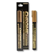 Markery permanentne - Mungyo Marker chromowy 4,5mm złoty - miniaturka - grafika 1