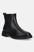 Botki męskie - Tommy Hilfiger sztyblety skórzane HILFIGER COMFORT LWT LTH CHELSEA - miniaturka - grafika 1