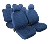 Pokrowce na fotele - Lampa Komplet pokrowców na siedzenia MIKI niebieski 54953 - miniaturka - grafika 1