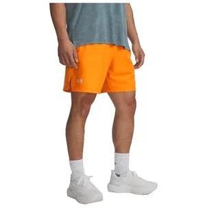Under Armour UA Launch 7'' Szorty - Squad Orange/Squad Orange/Odblaskowe - MD - Spodenki damskie - miniaturka - grafika 1