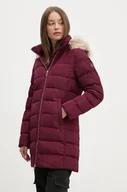 Kurtki damskie - Tommy Hilfiger kurtka puchowa damska kolor bordowy zimowa WW0WW43234 - miniaturka - grafika 1