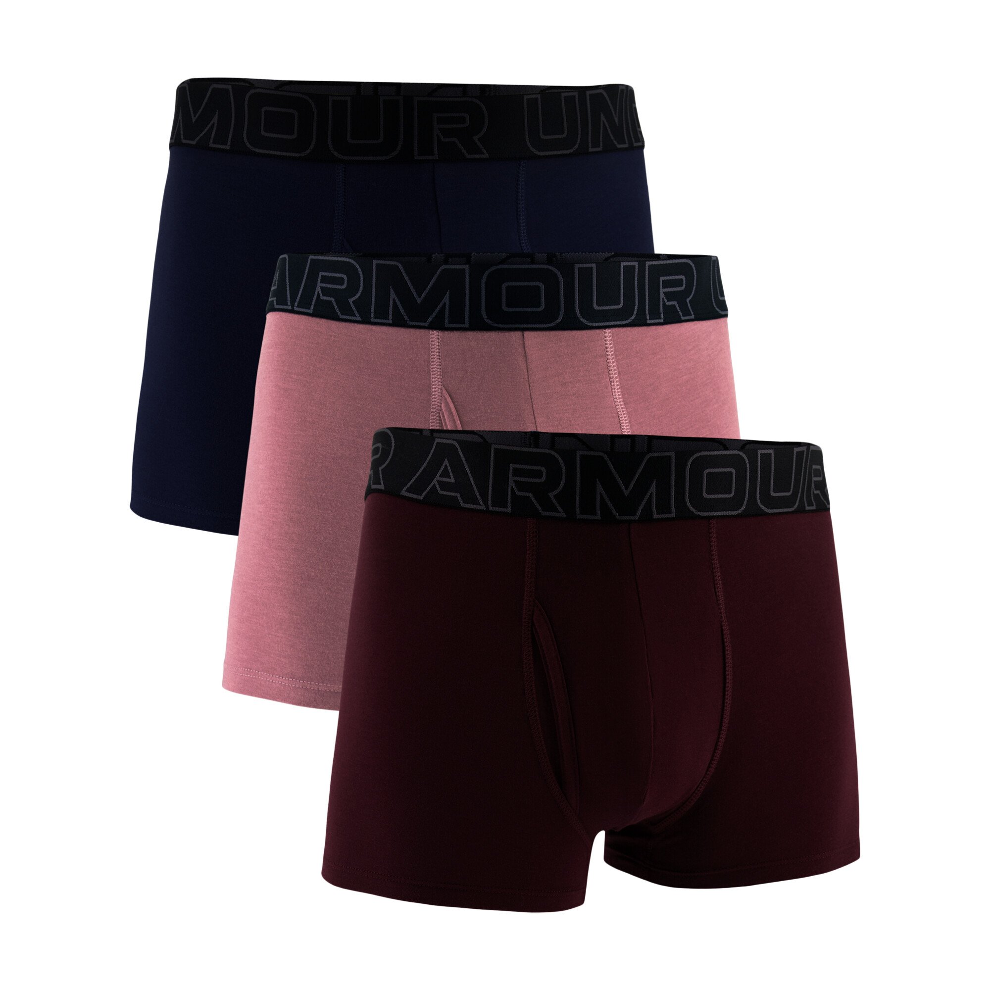 Bokserki męskie Under Armour Perf Cotton Solid 3in 3Pack Heather L