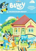 Kolorowanki, wyklejanki - Bluey. Paczka pełna zabawy - książka - miniaturka - grafika 1