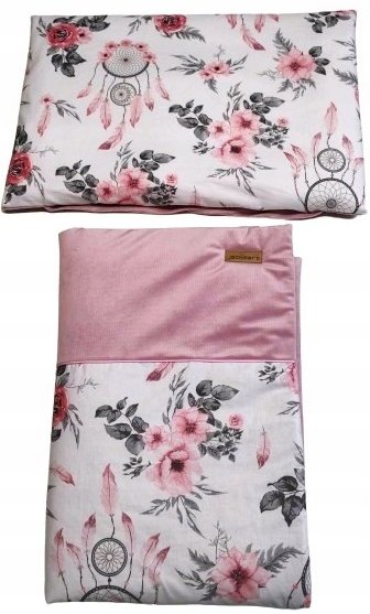 Pościel do łóżeczka dziecięcego kołyski dwustronna 120x60 cm Jackmar