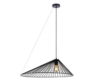 Lampy sufitowe - Żyrandol na lince AURORA 1xE27/20W/230V śr. 60 cm czarny - miniaturka - grafika 1