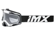 Gogle i okulary motocyklowe - Gogle IMX Dust GOG White/Black + 2 szyby (jasna i ciemna) w zestawie - miniaturka - grafika 1