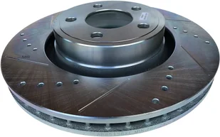 Przednia WIERCONA nacinana tarcza hamulcowa 320mm POWERSTOP Ford Mustang 2015- - Tarcze hamulcowe - miniaturka - grafika 6