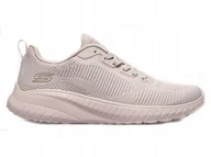 Moda i Uroda OUTLET - Buty Damskie Skechers 117209-Nude Sportowe 38 - miniaturka - grafika 1