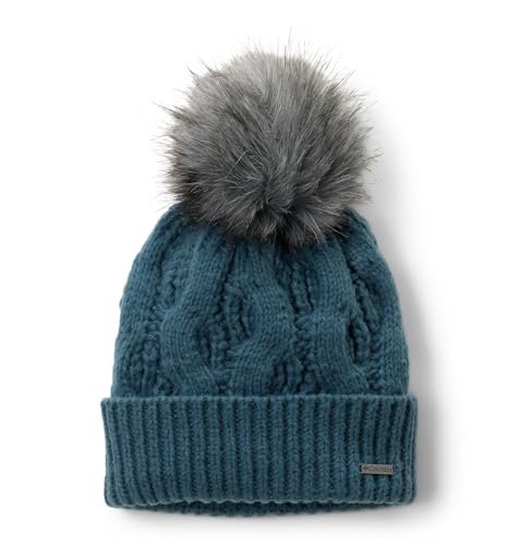 Columbia Damska czapka beanie z dzianiny z pomponem bez granic dni