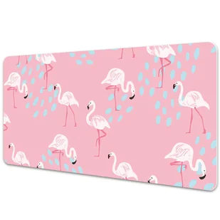 Podkładka pod mysz i klawiaturę Flamingi 90x45 cm - Podkładki pod mysz - miniaturka - grafika 1