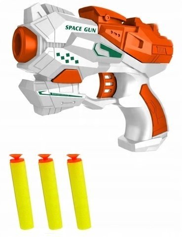 Pistolet Na Strzałki Piankowe Blister Zestaw Z Nabojami Mały Pistolet