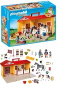 Klocki - Playmobil Country 71393 Przenośna stajnia konie - miniaturka - grafika 1