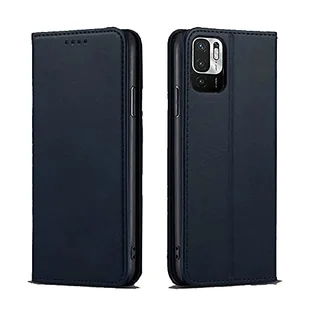 Etui na telefon Xiaomi Redmi Note 10 Pro 5G Skórzane etui na telefon komórkowy z wytrzymałą klapką magnetyczne zamknięcie - czarne - Etui i futerały do telefonów - miniaturka - grafika 1