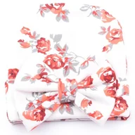 Czapki dla dzieci - Czapka dziecięca - biała/czerwona KP19076 - miniaturka - grafika 1