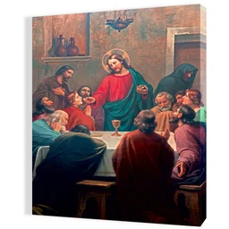 Obraz religijny na płótnie Ostatnia Wieczerza - Ikony i obrazy sakralne - miniaturka - grafika 1