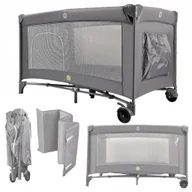 Łóżeczka i kojce - ŁÓŻECZKO DZIECIĘCE TURYSTYCZNE SKŁADANE Z MATERACEM MAX. 15KG KÓŁKA - miniaturka - grafika 1