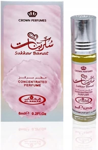 AL REHAB SUKKAR BANAT ARABSKIE PERFUMY W OLEJKU ROLL-ON 6 ml OLEJEK