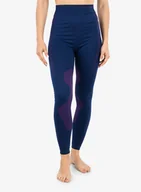 Kalesony - Legginsy termoaktywne damskie Brubeck Dry Pants - dn/violet - miniaturka - grafika 1
