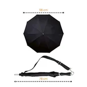 Parasole - Falcone Schouderparaplu - Zwart - miniaturka - grafika 1