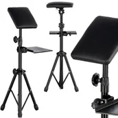 Wyposażenie studia tatuażu - Podłokietnik z podstawą do tatuażu kosmetyczny SPA czarny - miniaturka - grafika 1