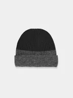 Czapki damskie - Czapka zimowa męska 4F 4FAW23ACAPM308-20S Czarny - miniaturka - grafika 1