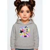 Bluzy dla dziewczynek - BLUZA DZIECIĘCA K-POPOWE ŁOWCZYNIE DEMONÓW HUNTRIX 104 Z KAPTUREM - miniaturka - grafika 1