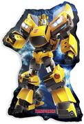 Urodziny dziecka - Balon foliowy Transformers Bumblebee - 74 x 49 cm - 1 szt. - miniaturka - grafika 1