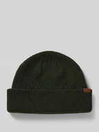 Czapki męskie - Czapka beanie z detalem z logo - miniaturka - grafika 1