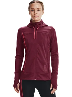 Under Armour Kurtka funkcyjna w kolorze burgundowym - Kurtki i kamizelki sportowe damskie - miniaturka - grafika 1