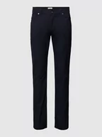 Spodnie męskie - Jeansy z prostą nogawką i wzorem w paski - miniaturka - grafika 1